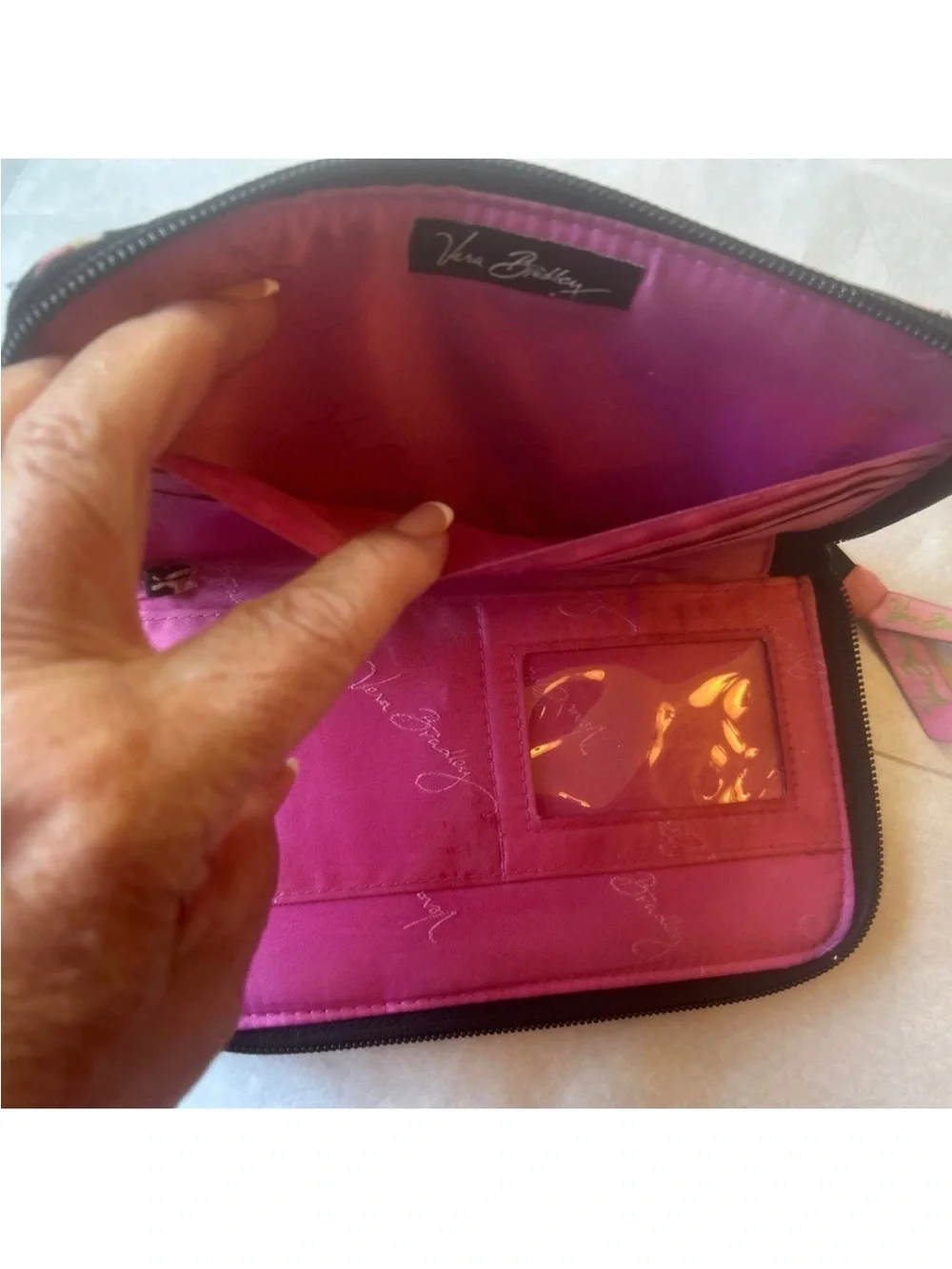 Vera Bradley Wristlet/wallet in retired 
